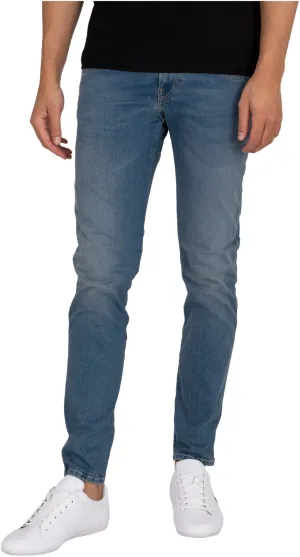 Replay Anbass Mens Light Blue Jeans For Men