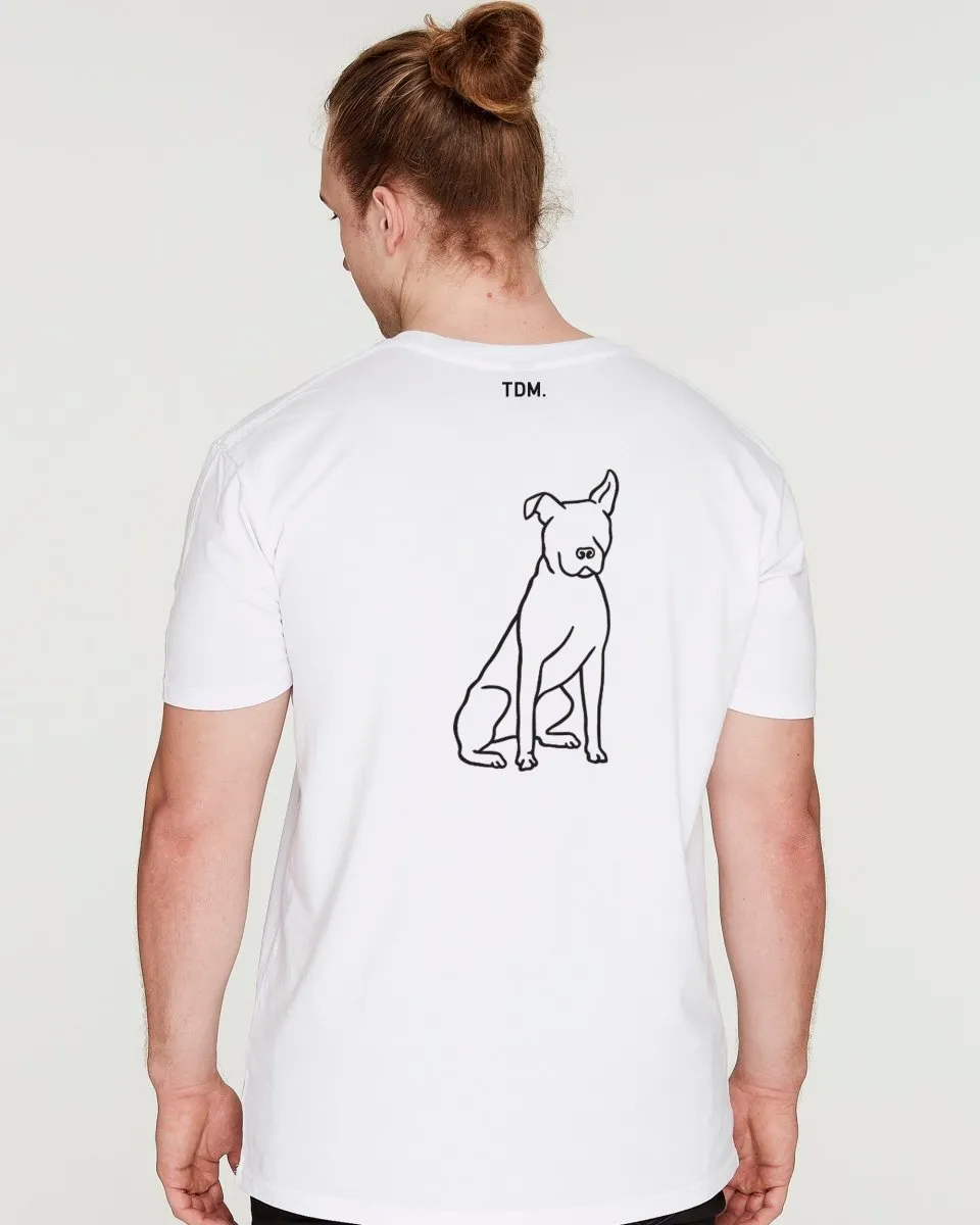 Rescue Dog Illustration: Men's T-Shirt