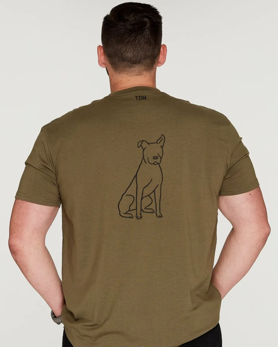 Rescue Dog Illustration: Men's T-Shirt