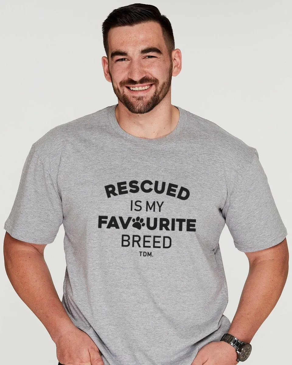 Rescue Dog Illustration: Men's T-Shirt
