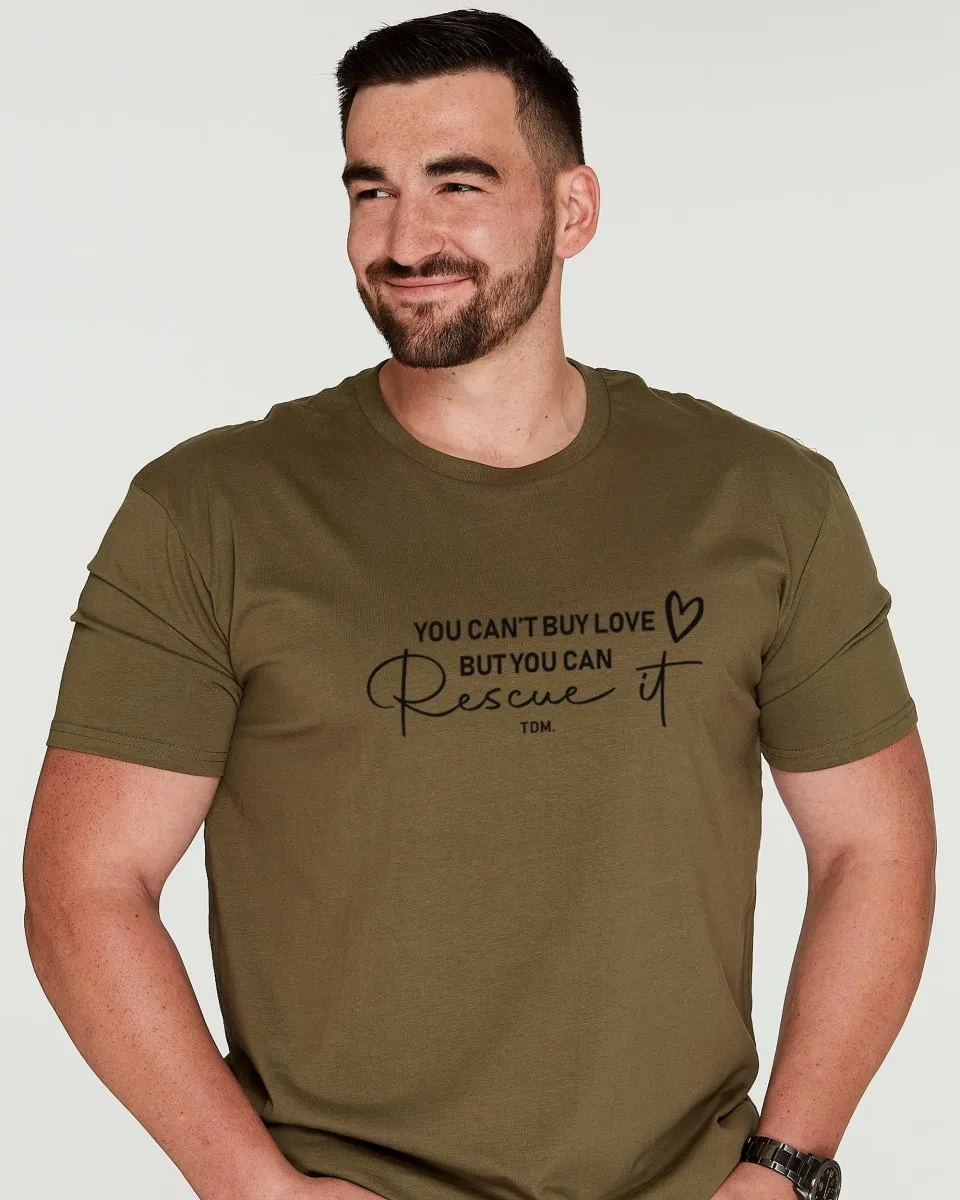 Rescue Dog Illustration: Men's T-Shirt