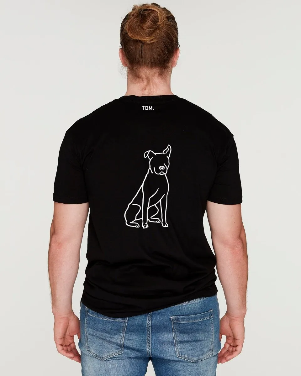 Rescue Dog Illustration: Men's T-Shirt