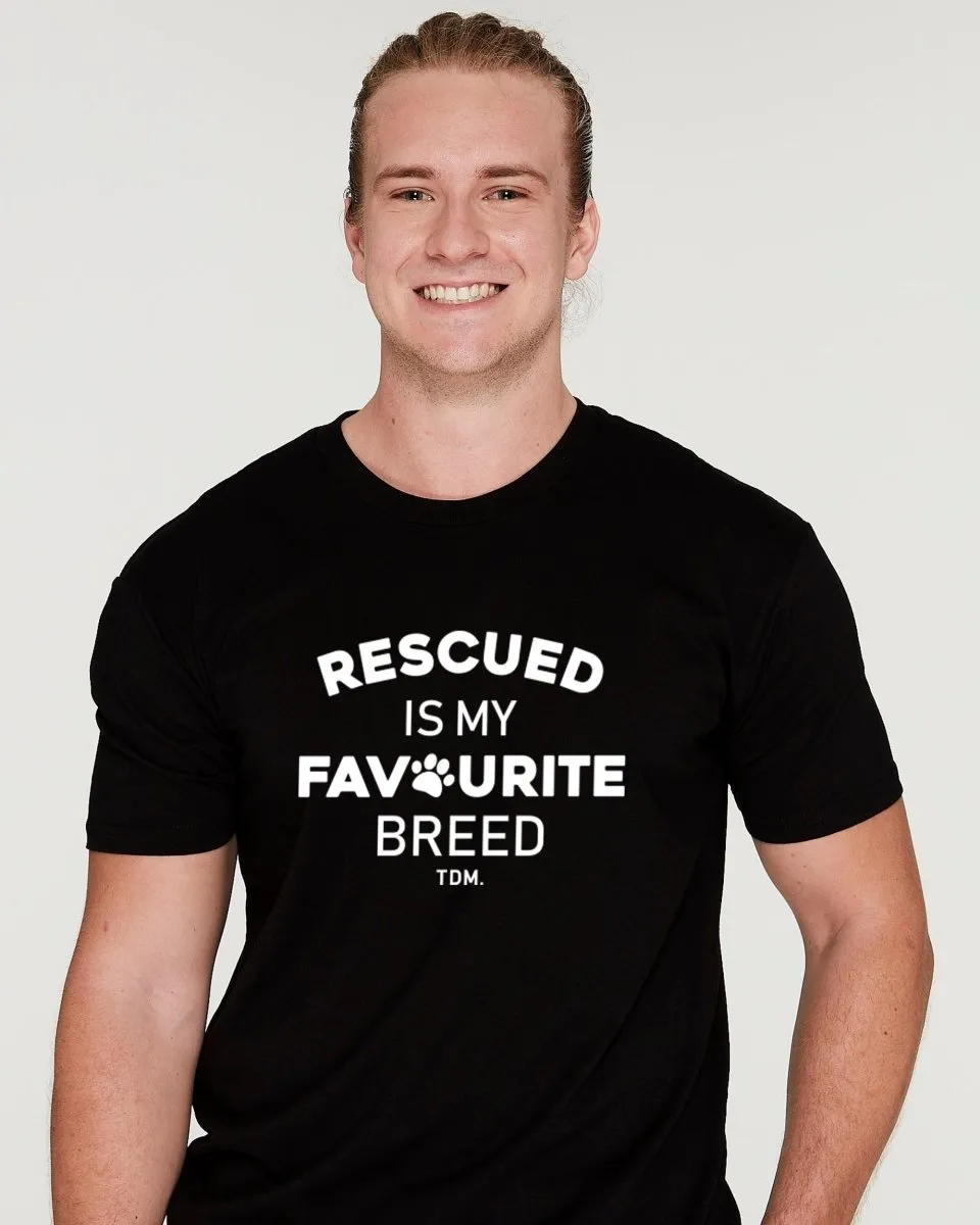 Rescue Dog Illustration: Men's T-Shirt
