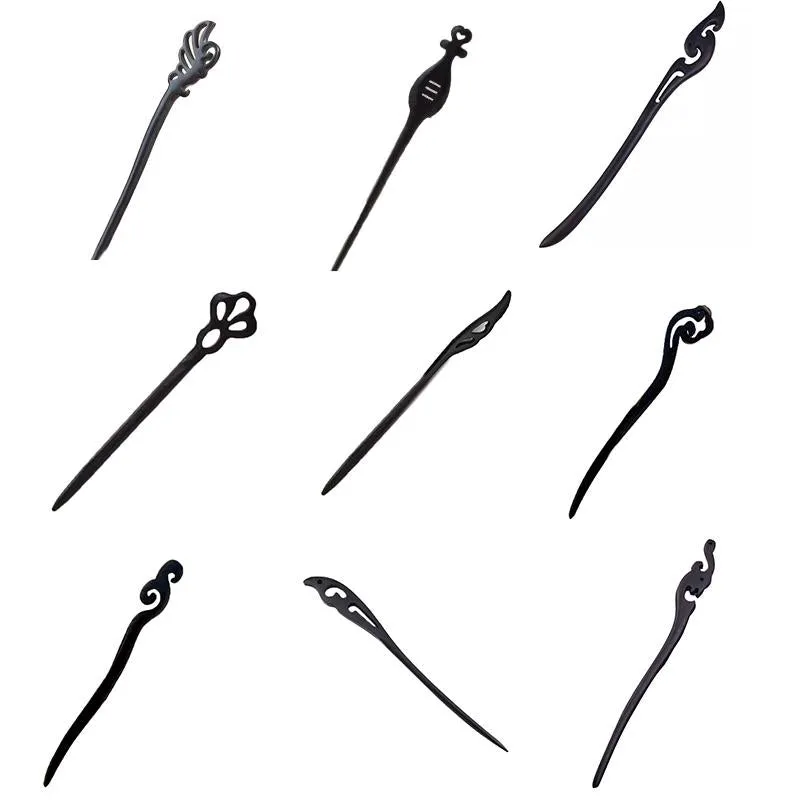 Retro Wooden Hair Sticks
