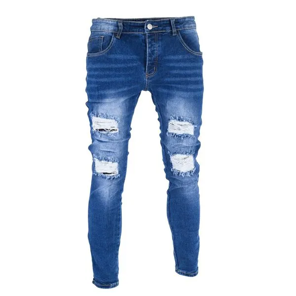 Ripped Skinny Denim Jeans