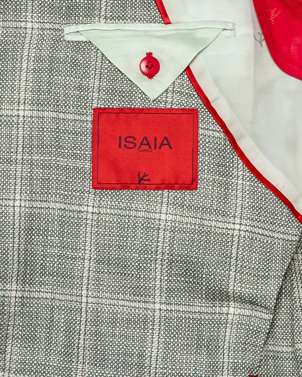 Sage and Cream Windowpane Sportcoat