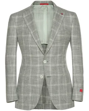 Sage and Cream Windowpane Sportcoat