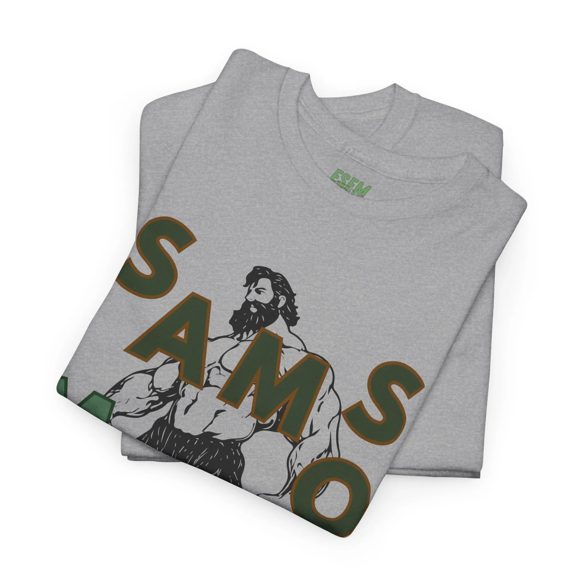 Samson Muscle - Inspirational Unisex Heavy Cotton Tee