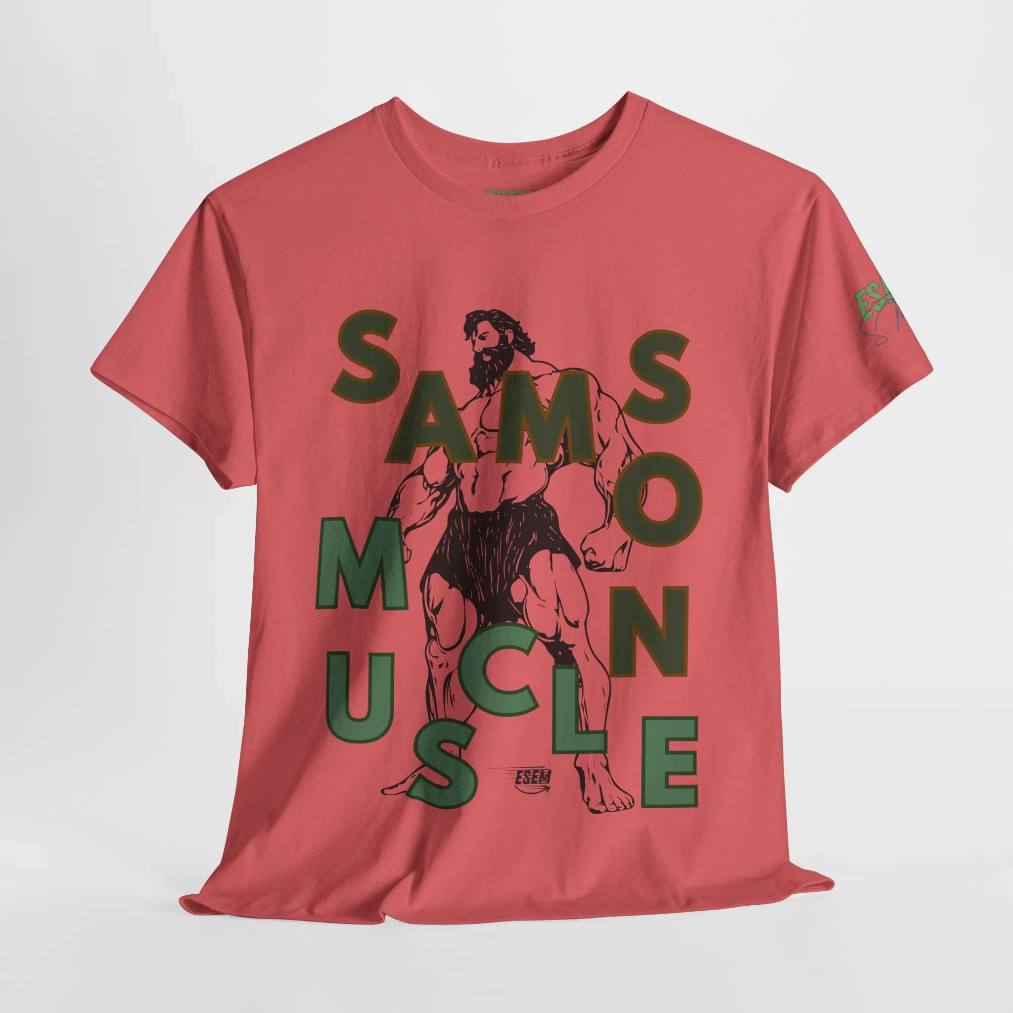 Samson Muscle - Inspirational Unisex Heavy Cotton Tee