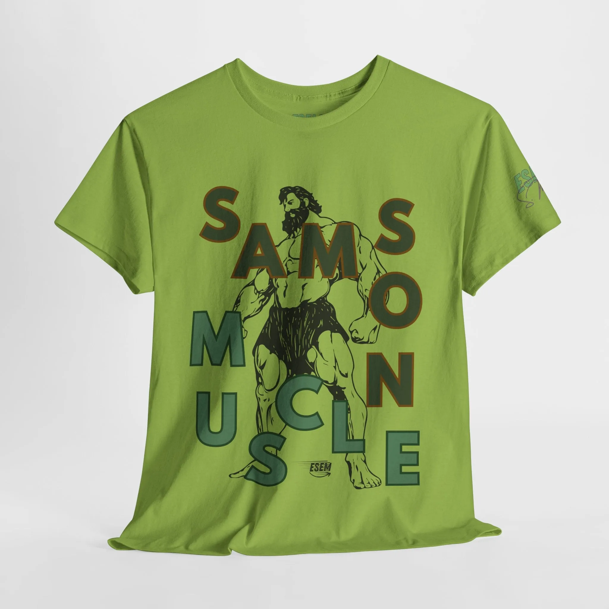 Samson Muscle - Inspirational Unisex Heavy Cotton Tee