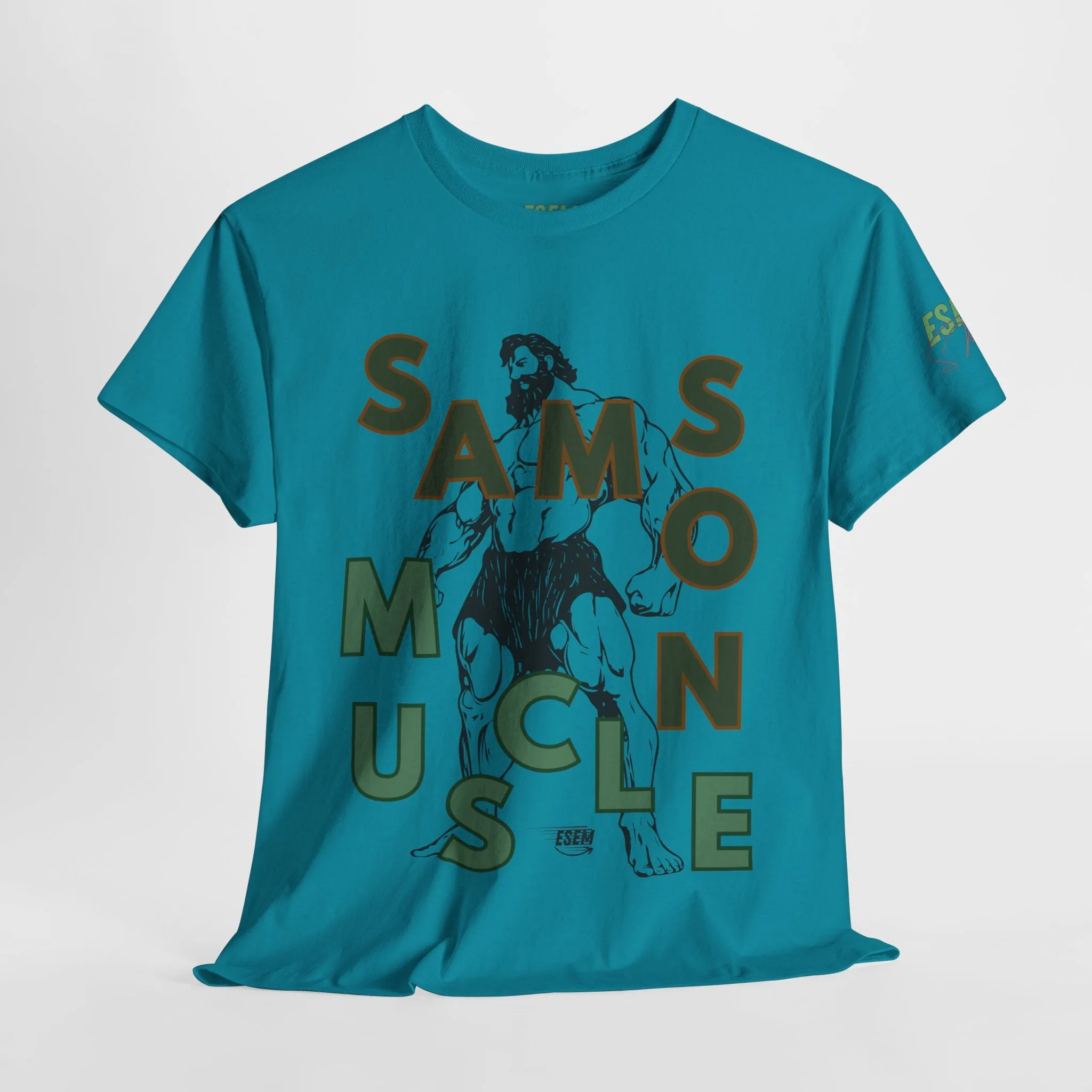 Samson Muscle - Inspirational Unisex Heavy Cotton Tee
