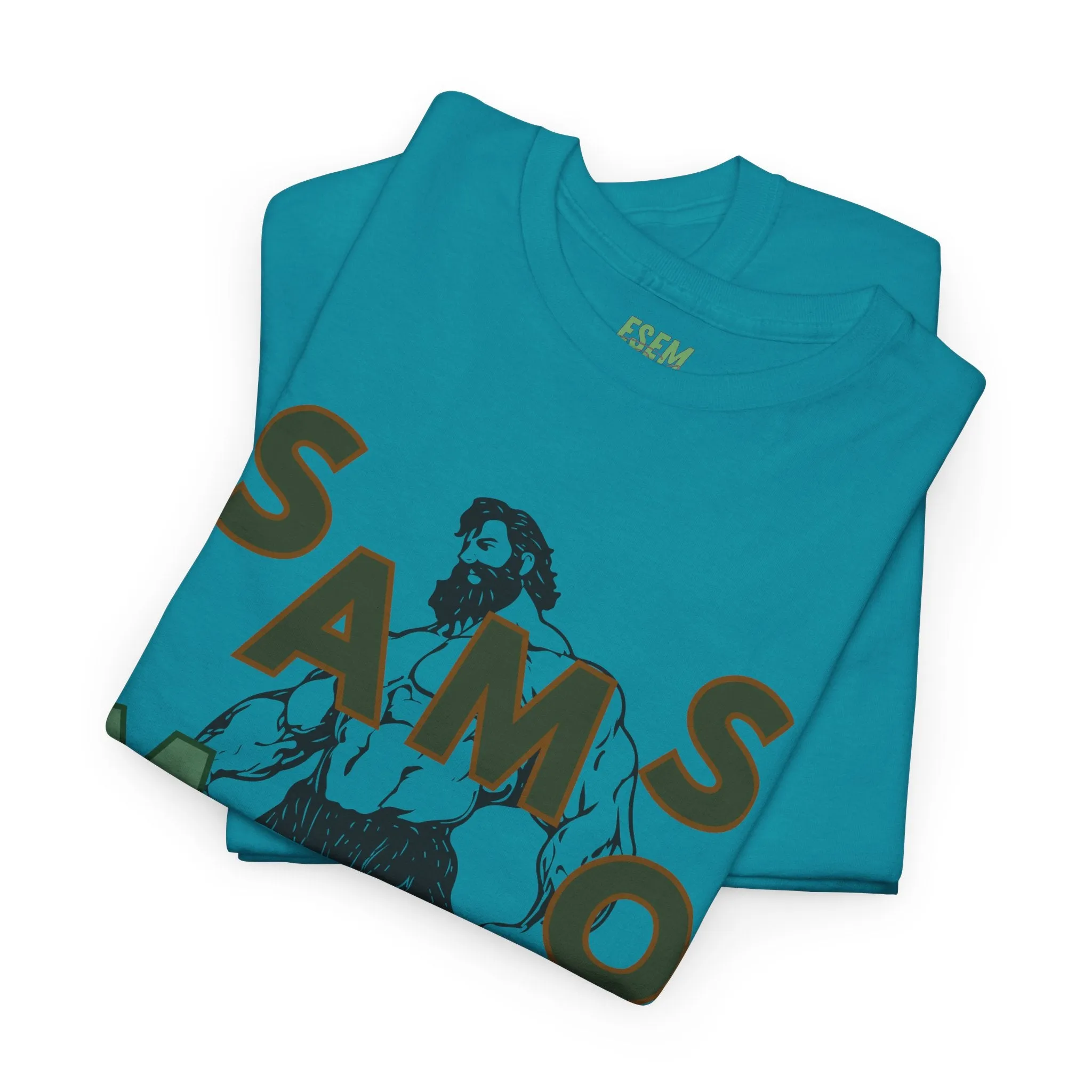 Samson Muscle - Inspirational Unisex Heavy Cotton Tee