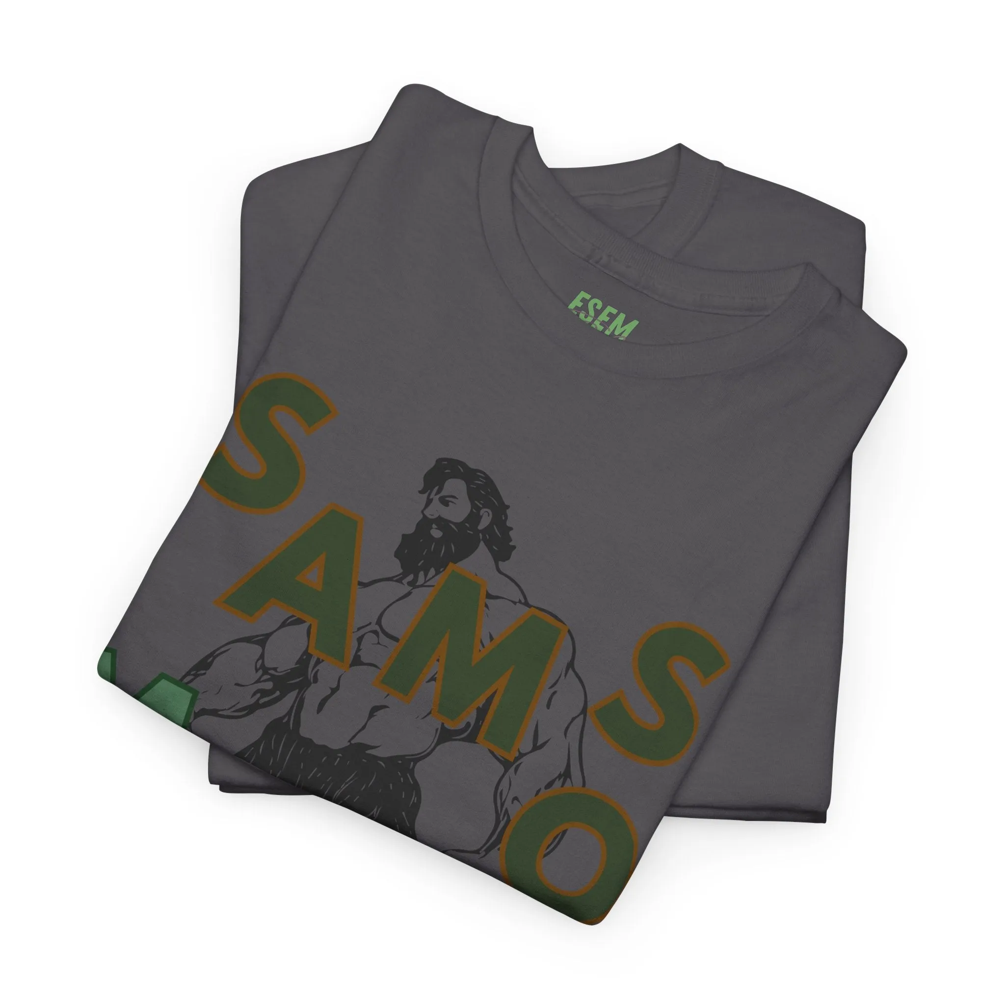 Samson Muscle - Inspirational Unisex Heavy Cotton Tee
