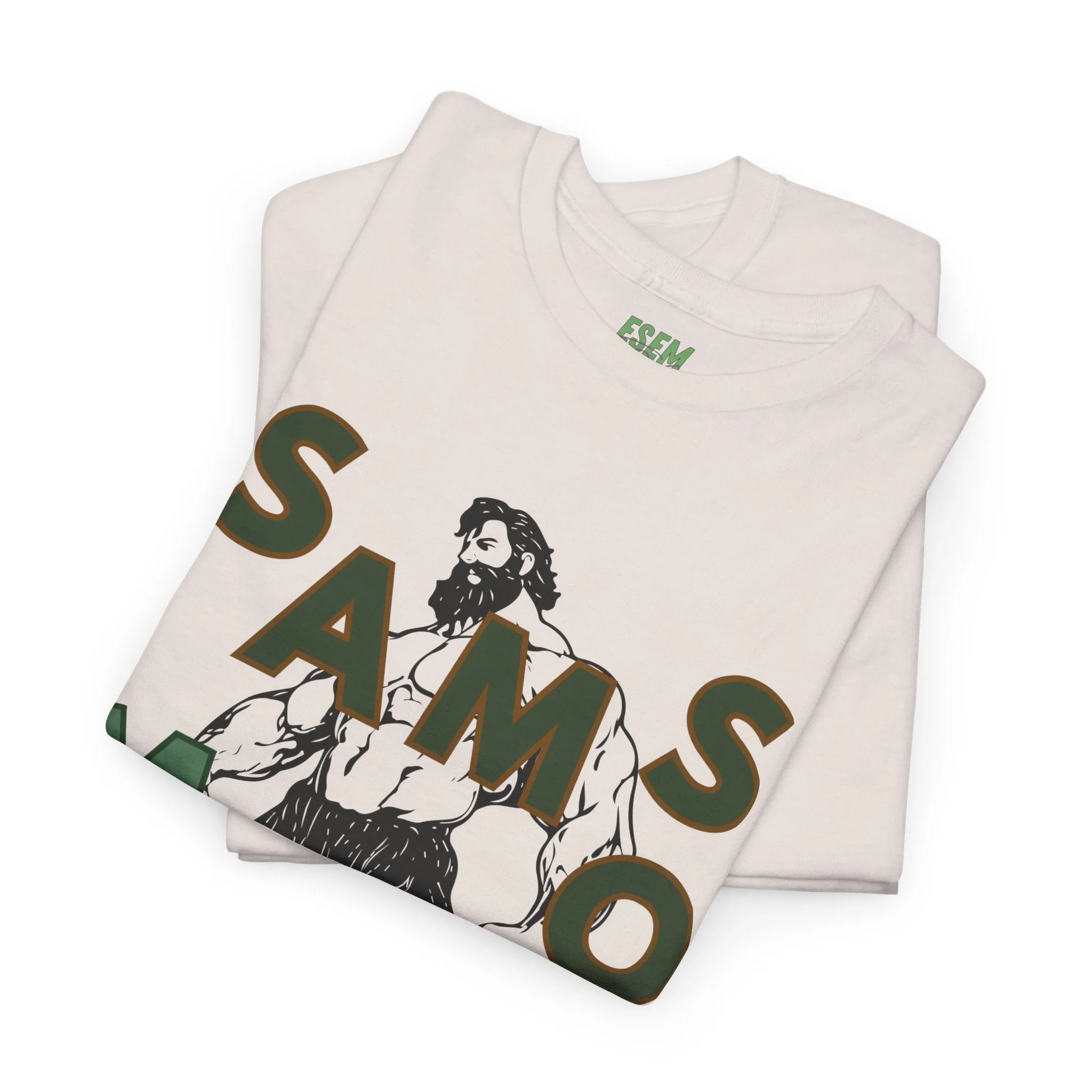 Samson Muscle - Inspirational Unisex Heavy Cotton Tee