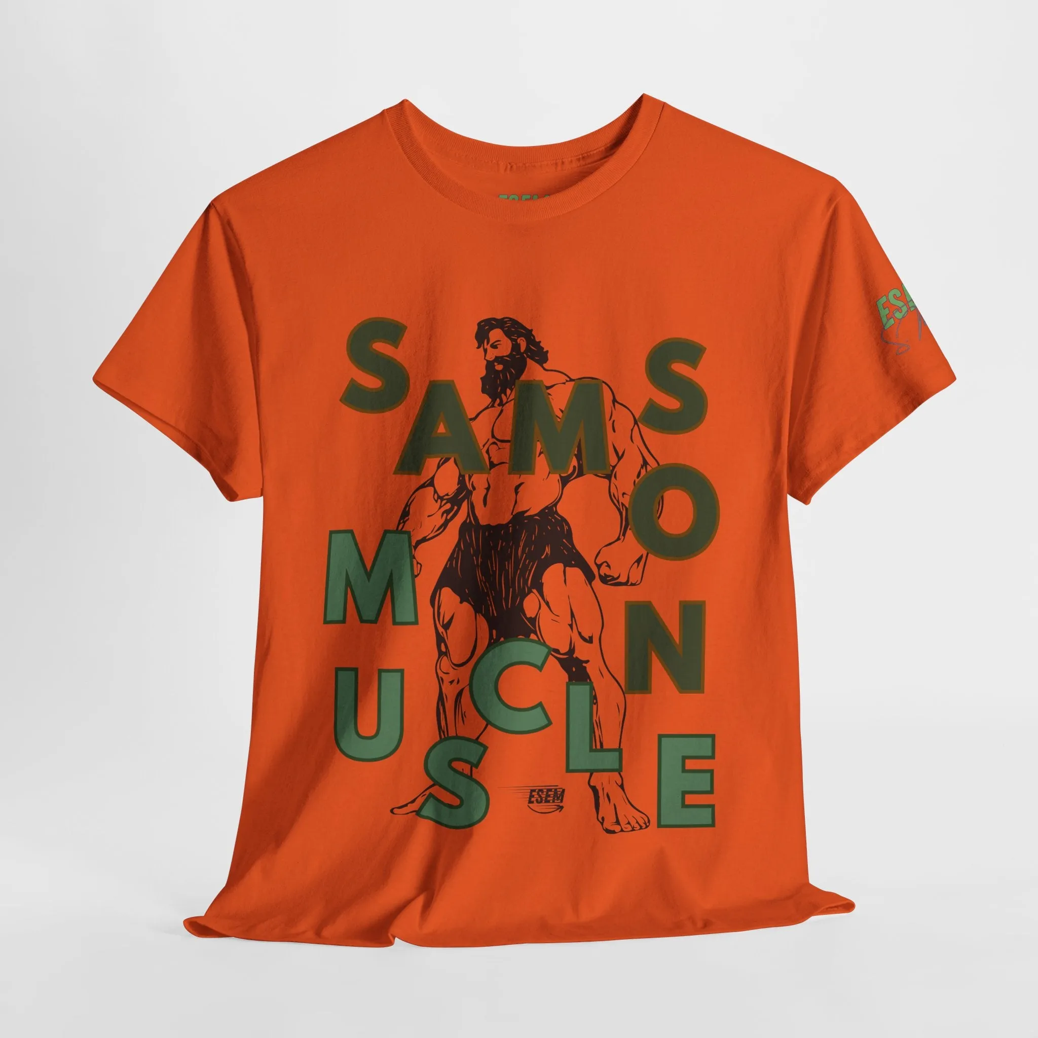 Samson Muscle - Inspirational Unisex Heavy Cotton Tee