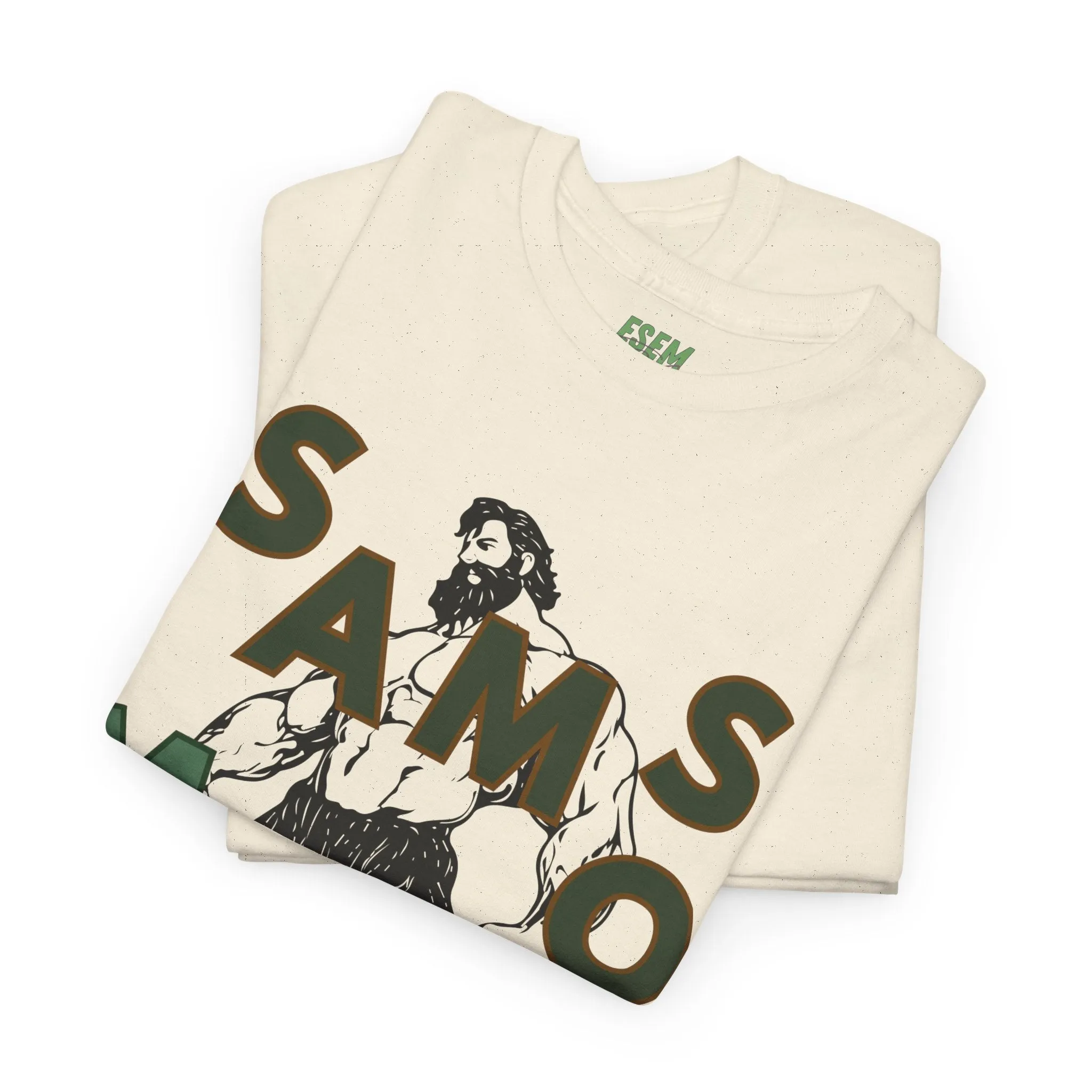 Samson Muscle - Inspirational Unisex Heavy Cotton Tee