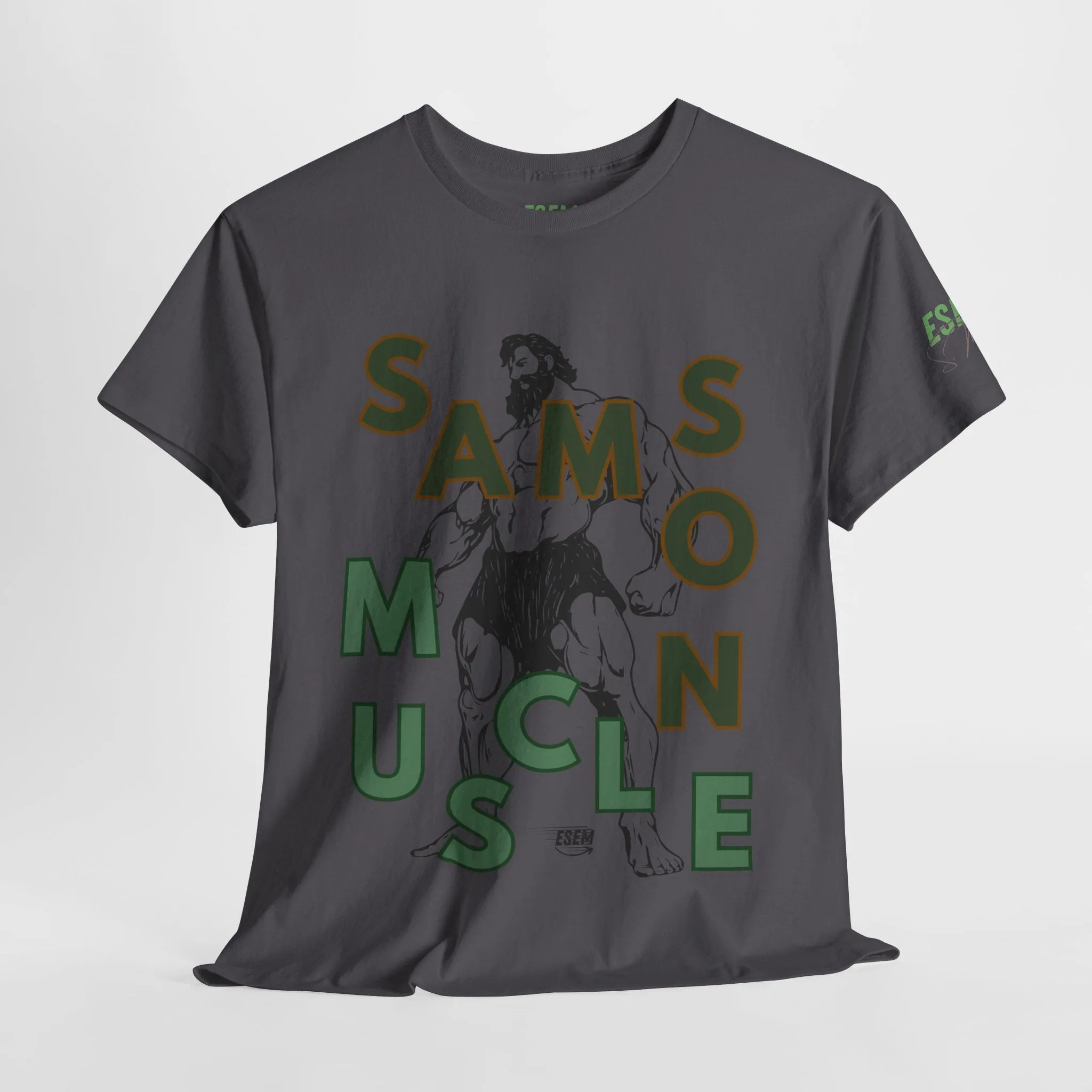 Samson Muscle - Inspirational Unisex Heavy Cotton Tee