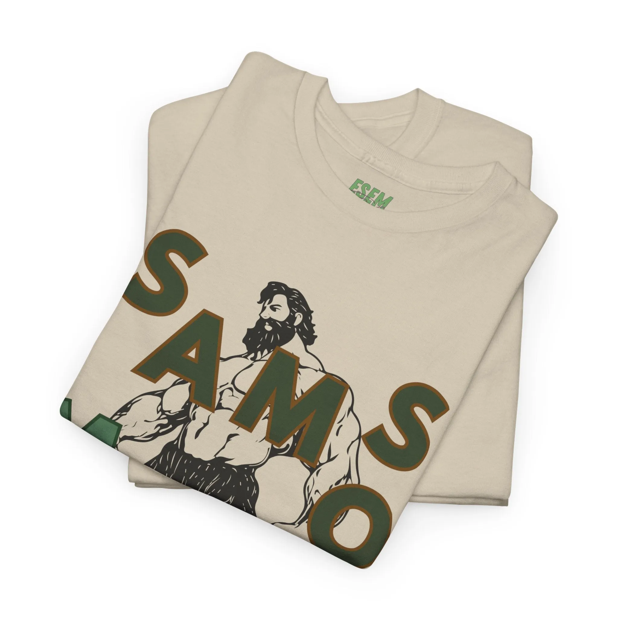 Samson Muscle - Inspirational Unisex Heavy Cotton Tee