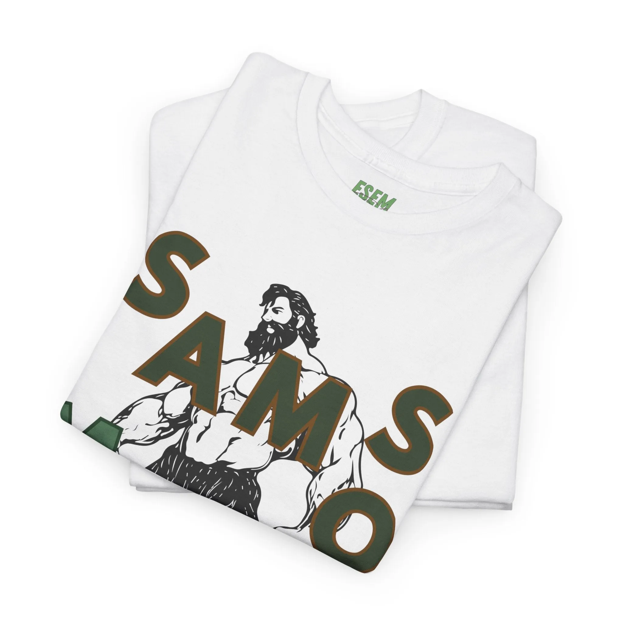 Samson Muscle - Inspirational Unisex Heavy Cotton Tee