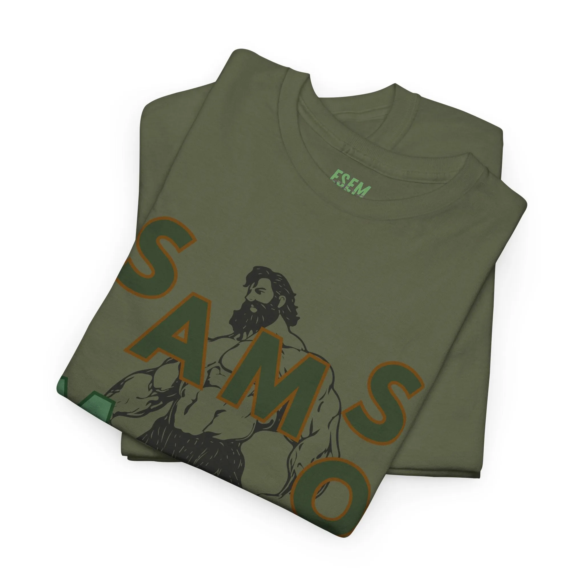Samson Muscle - Inspirational Unisex Heavy Cotton Tee
