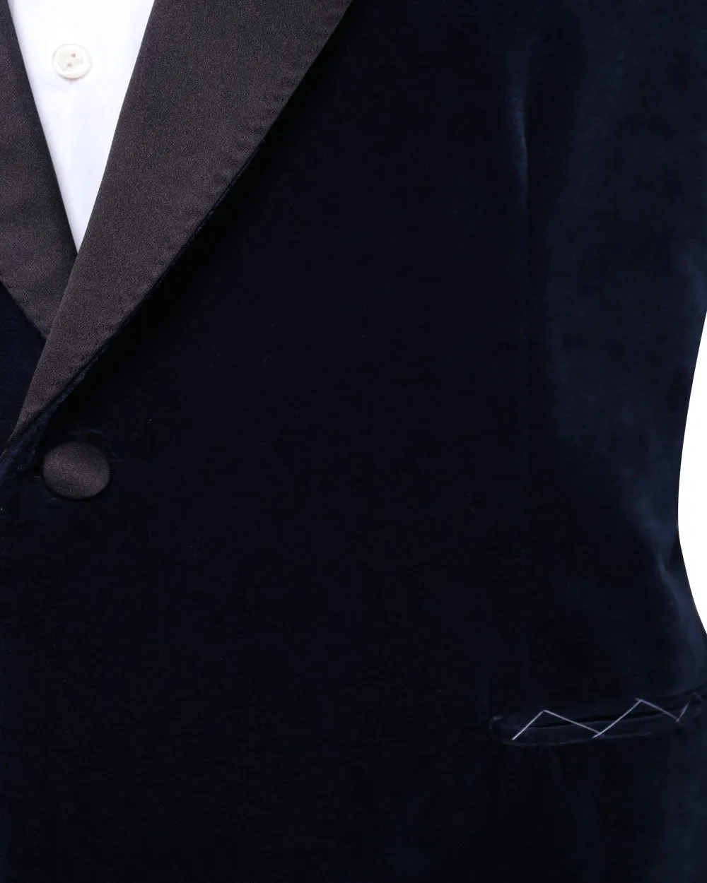 Sapphire Velour Dinner Jacket