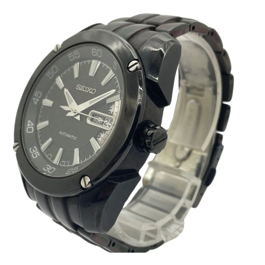 Seiko SRP007K1 42mm Automatic Black Dial Watch