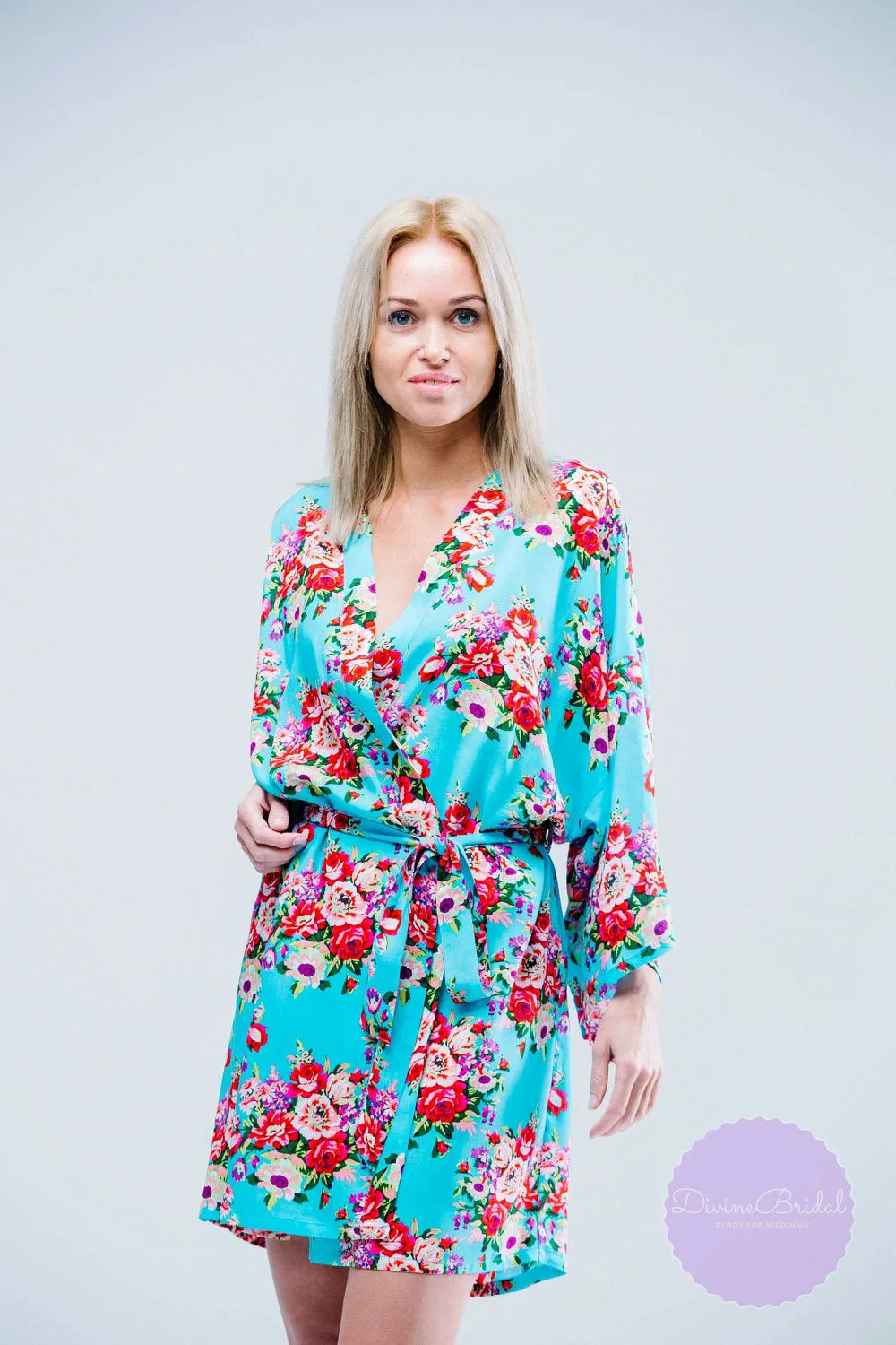 Set of 3  Bridesmaid Robes, Unique Bridesmaid Gifts, Getting Ready Robes, Set of Robes, Kimono Robe, Fast Shipping from New York