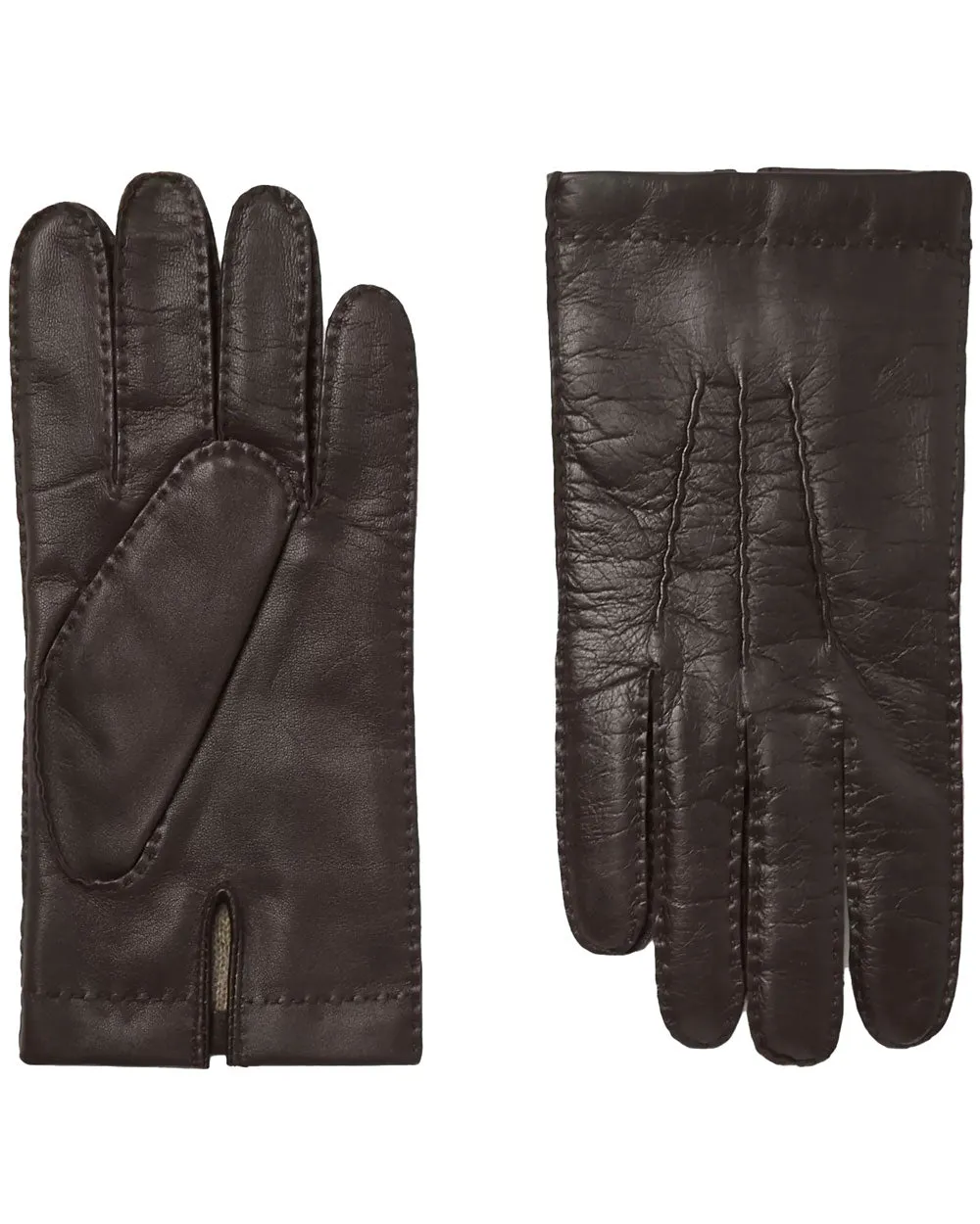 Shaftesbury Leather Gloves in Brown