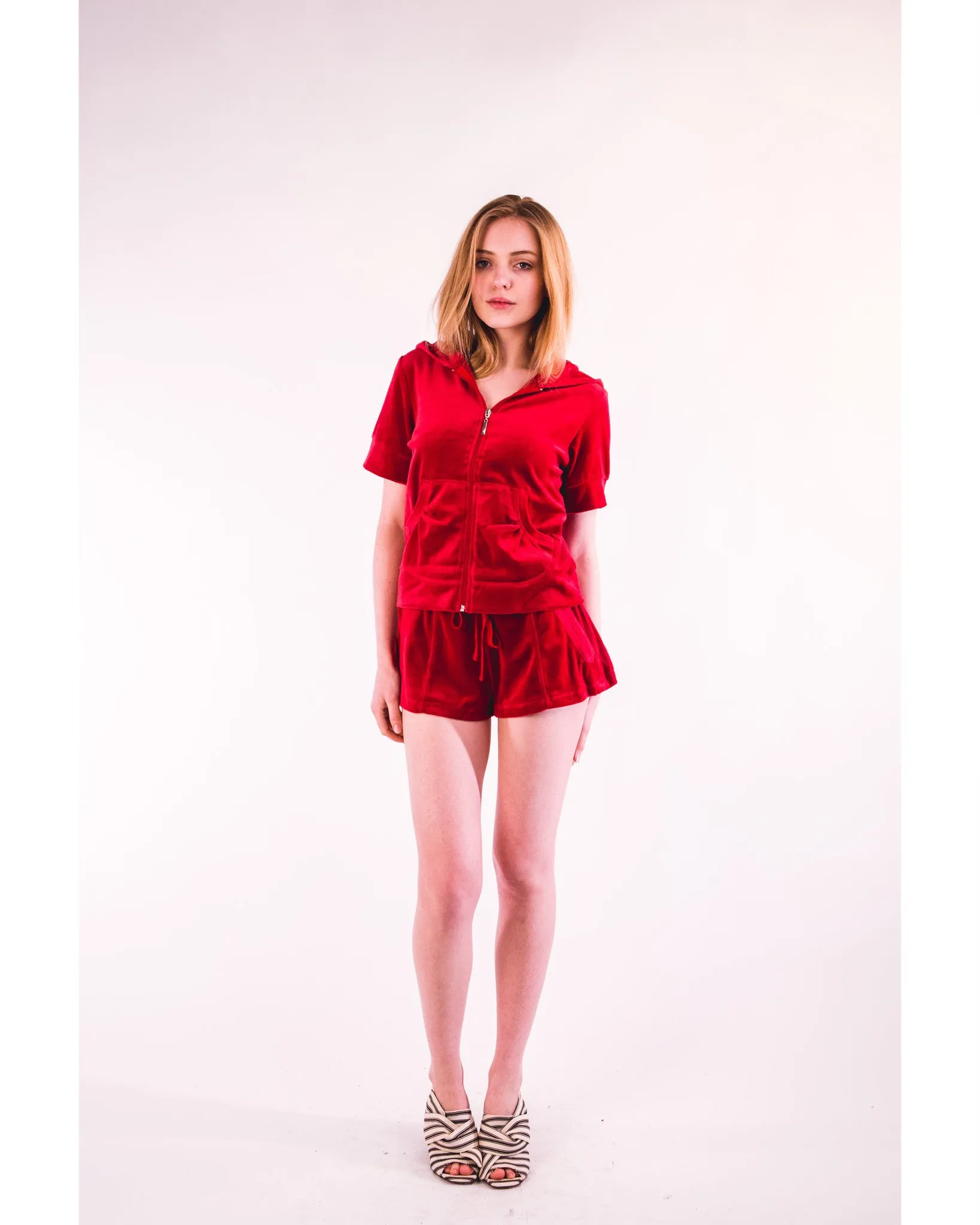 Short sleeves tracksuits (RED)