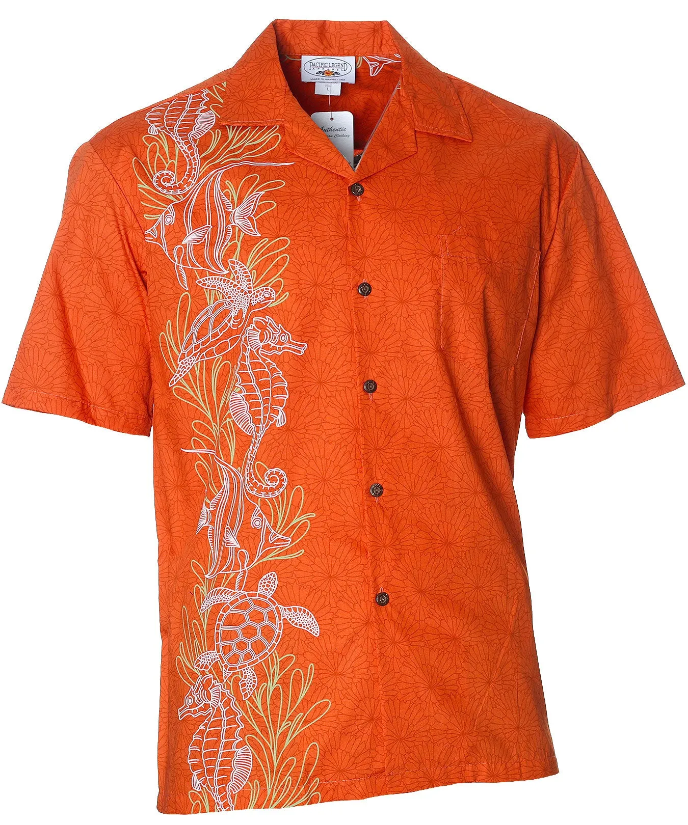 Side Panel Ocean Treasures Hawaiian Shirt
