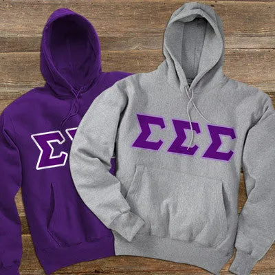 Sigma Sigma Sigma Hooded Sweatshirt, 2-Pack Bundle Deal - TWILL
