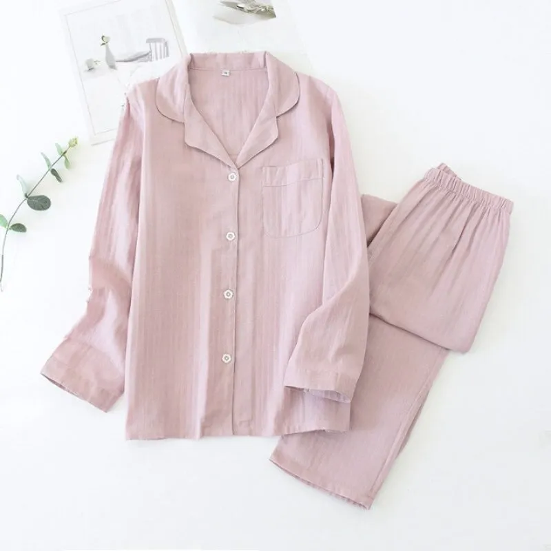 Simple Solid Men's Pajamas Set