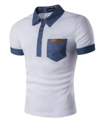Single Breasted Mens Polo Shirt