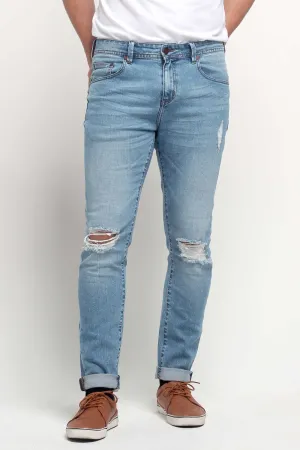 Skinny Fit Ripped Jeans