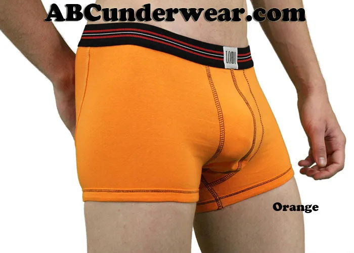 Skinny Leg Men's Contrast Boxer Briefs - Closeout