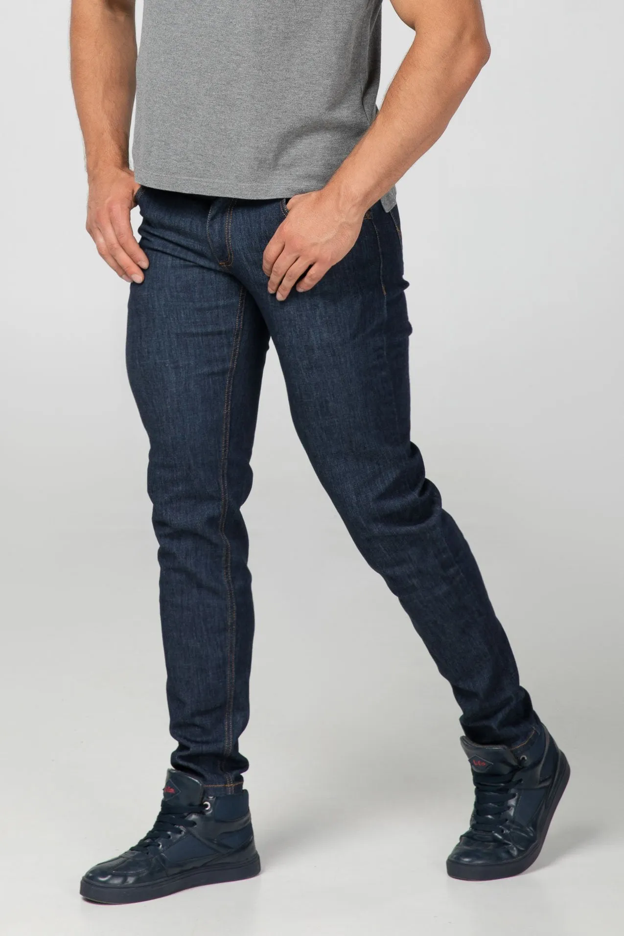 SLIM FIT MEN'S JEANS - DARK