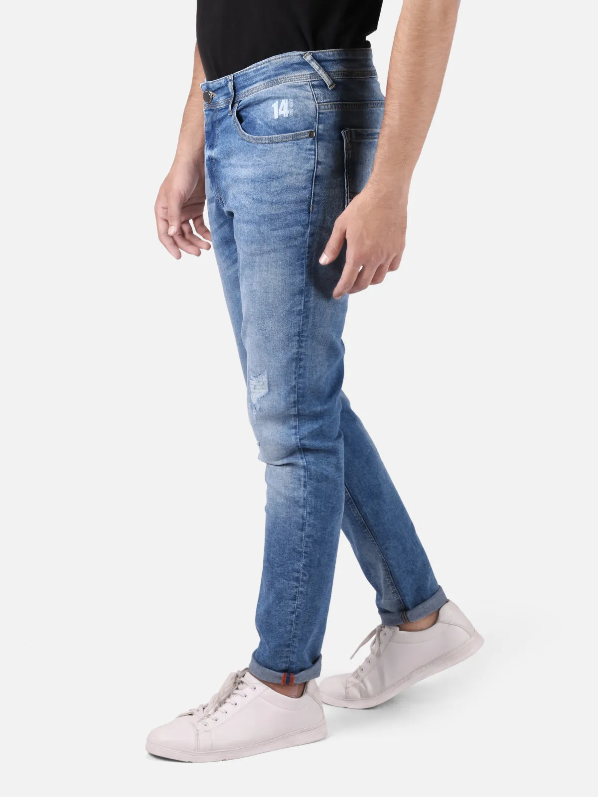 Slim Fit Ripped Jeans - FMBP18-004