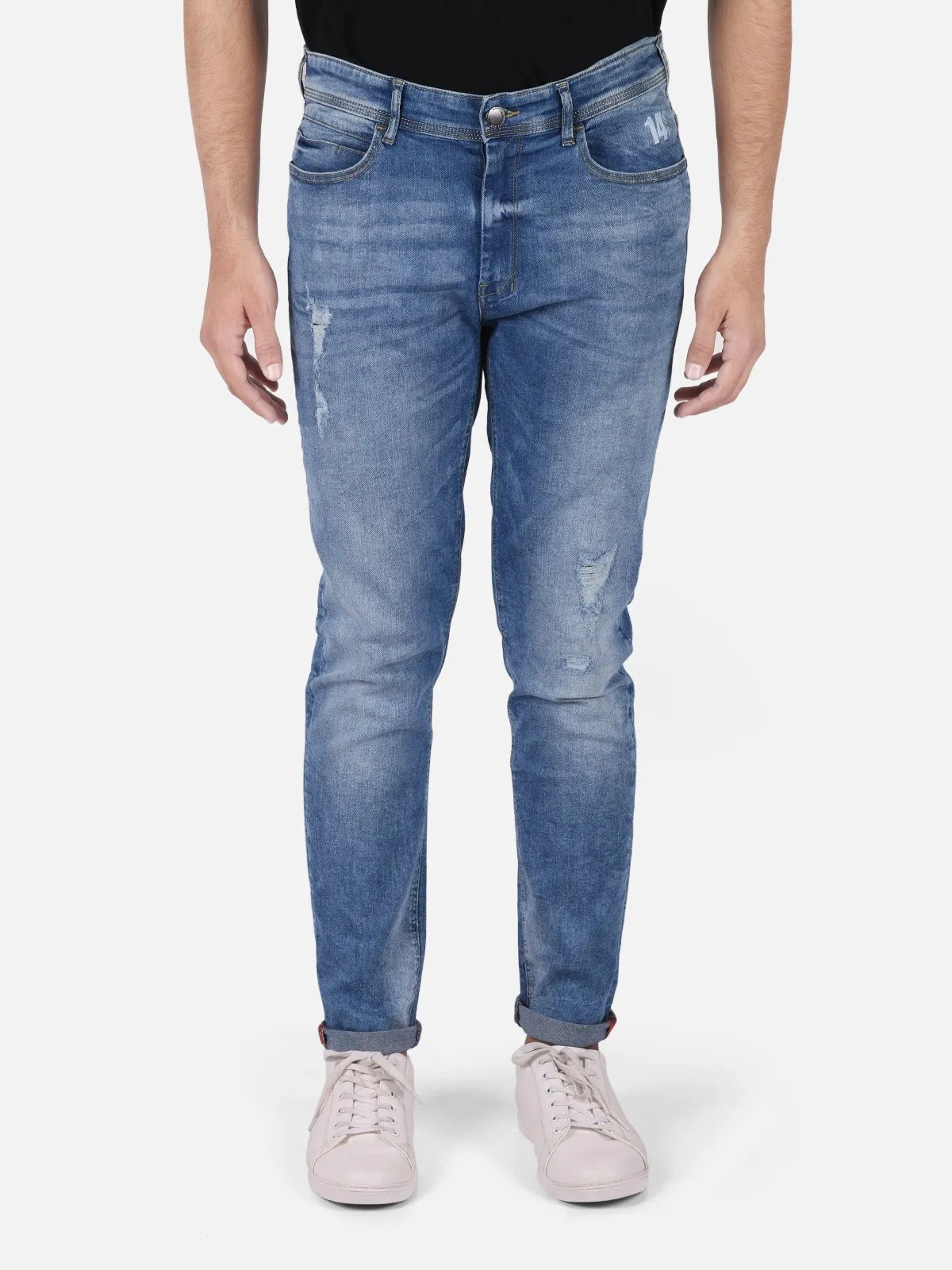 Slim Fit Ripped Jeans - FMBP18-004