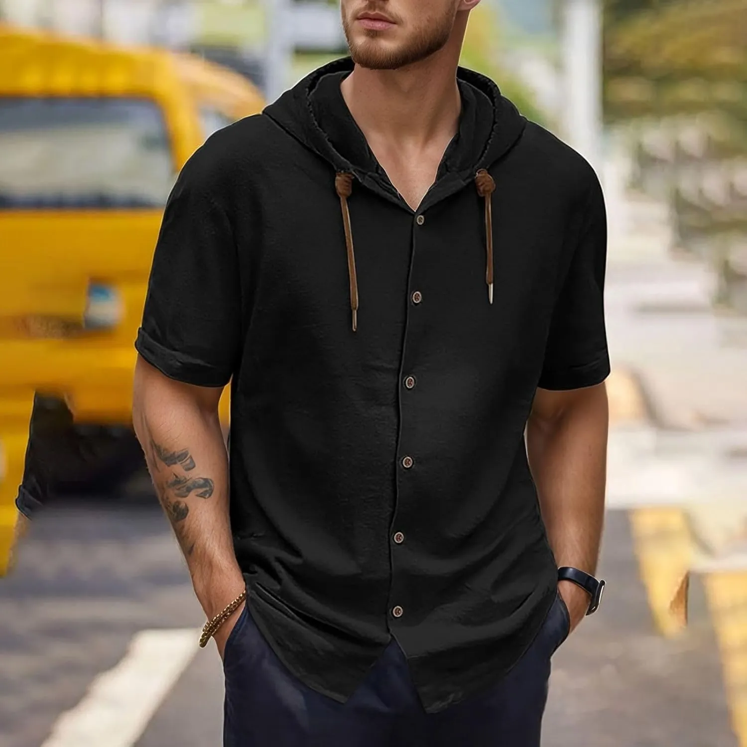 Slim Fit T Shirts for Men,Mens Workout Hoodie T Shirt Relaxed Fit Summer Stylish Lightweight Running Casual Tees