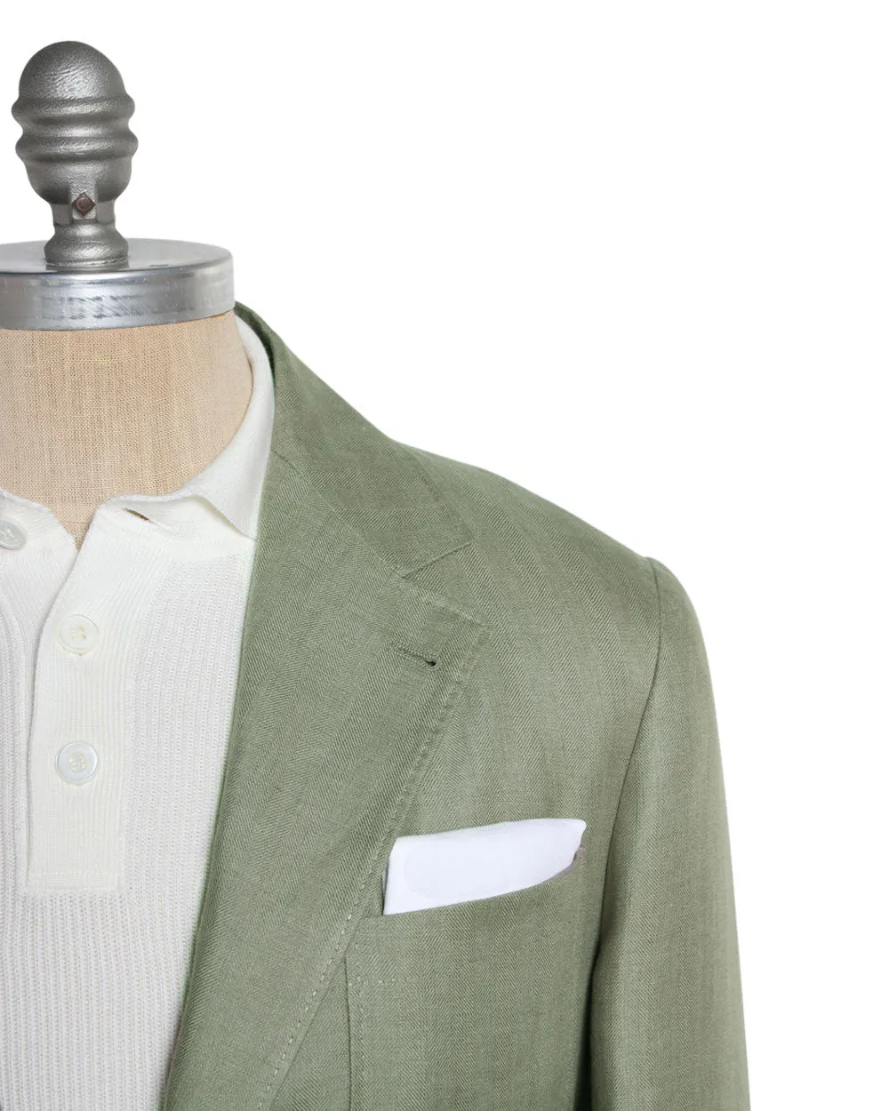 Solid Sage Linen Sportcoat
