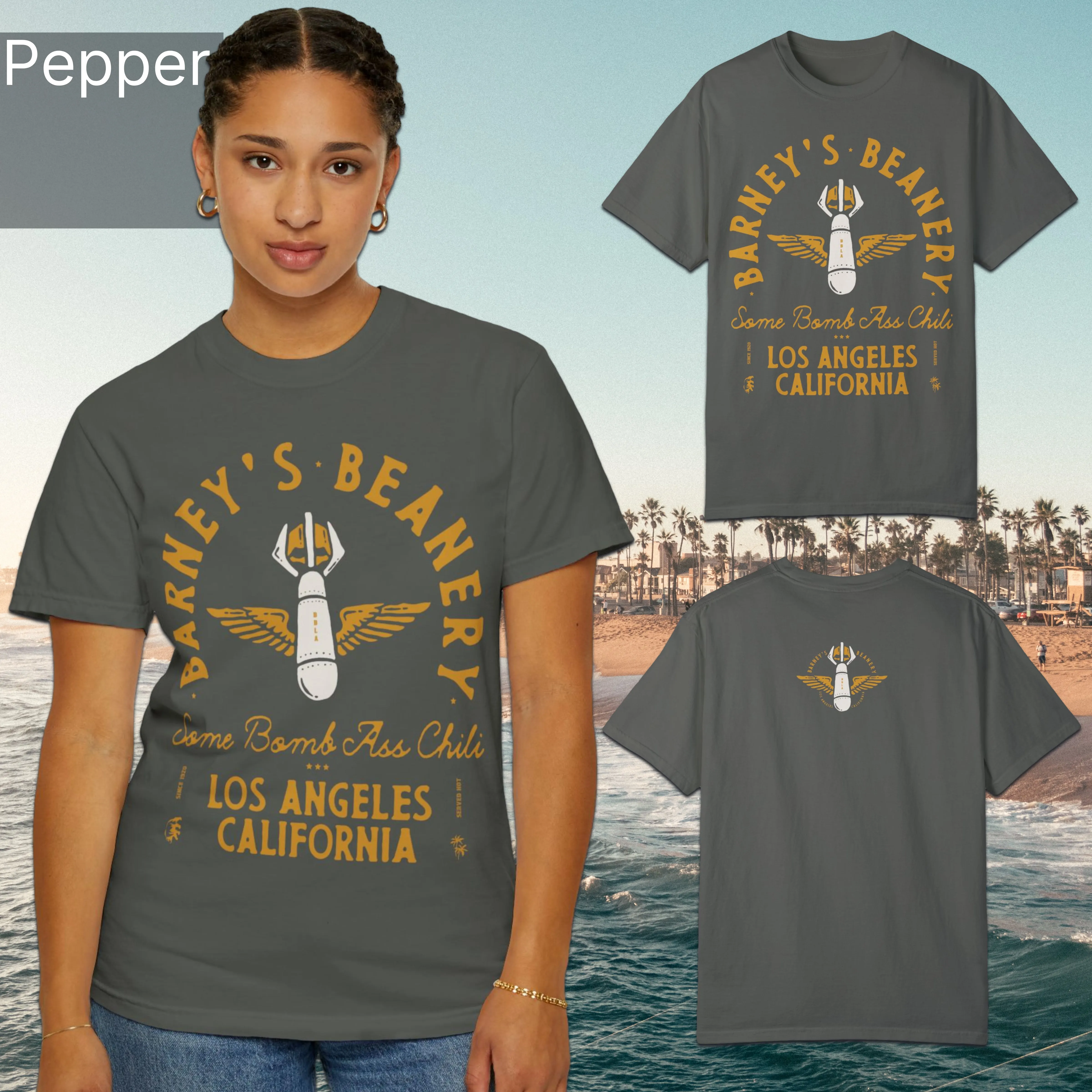 Some Bomb Ass Chili | BARNEY'S BEANERY - Women's Graphic Tee