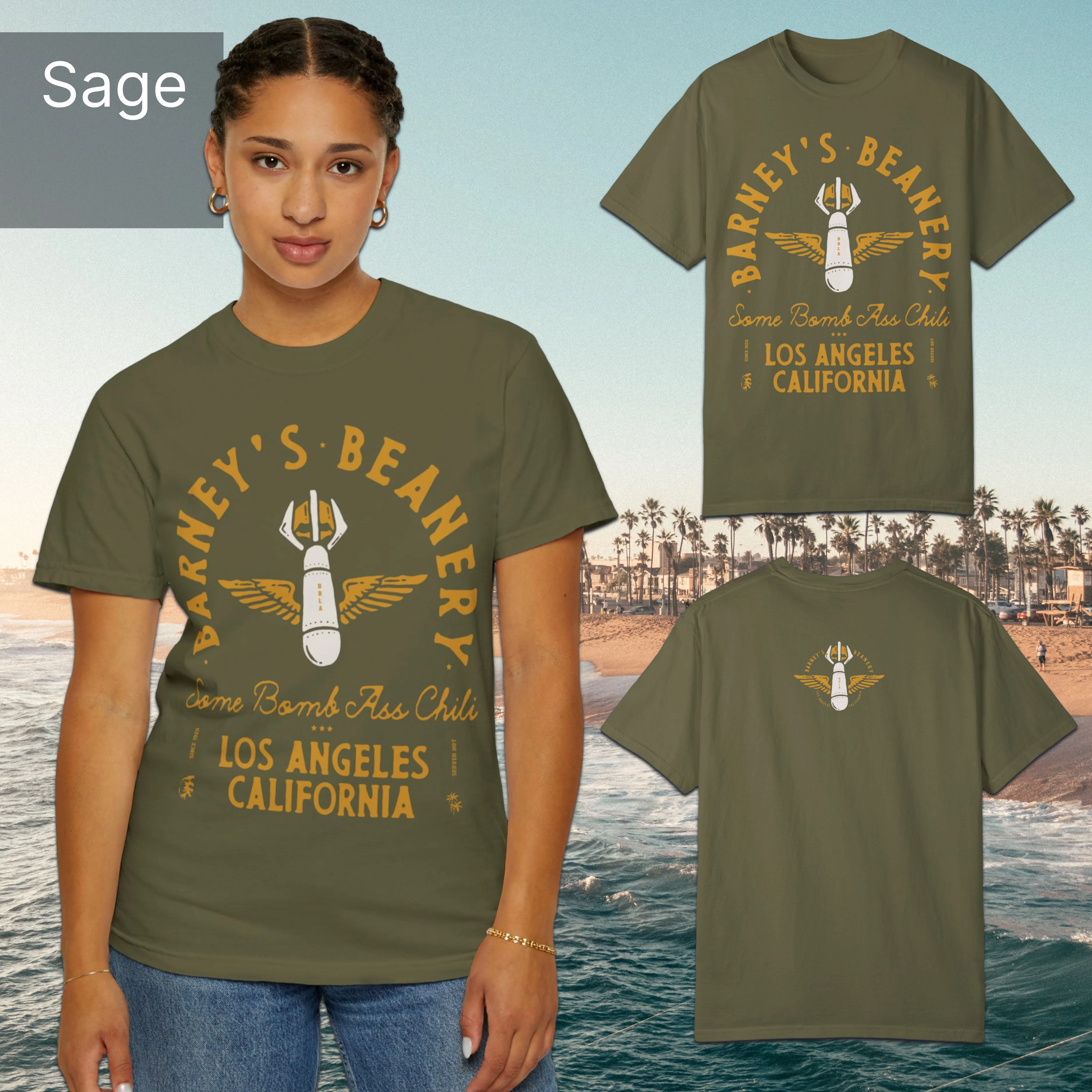 Some Bomb Ass Chili | BARNEY'S BEANERY - Women's Graphic Tee