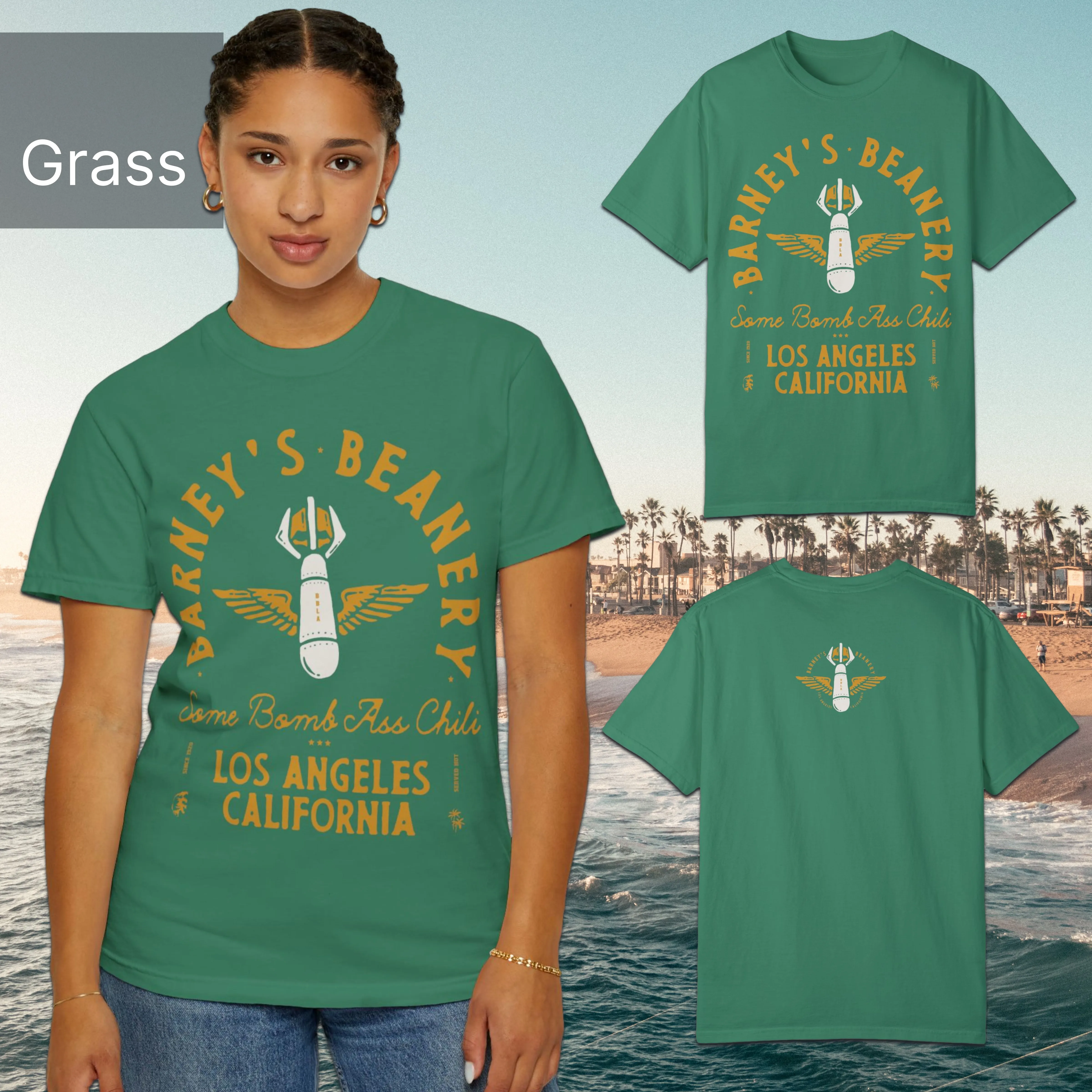 Some Bomb Ass Chili | BARNEY'S BEANERY - Women's Graphic Tee