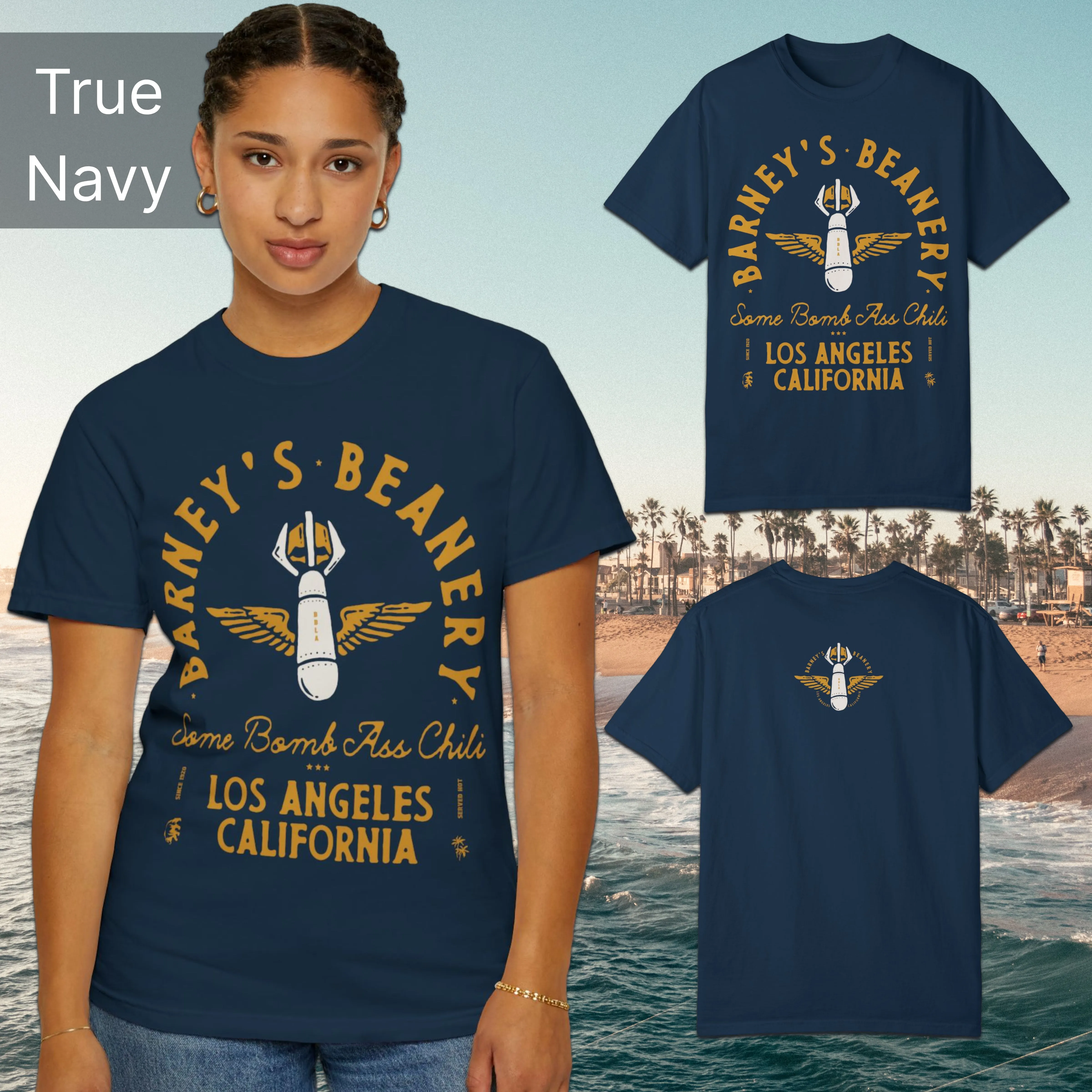 Some Bomb Ass Chili | BARNEY'S BEANERY - Women's Graphic Tee