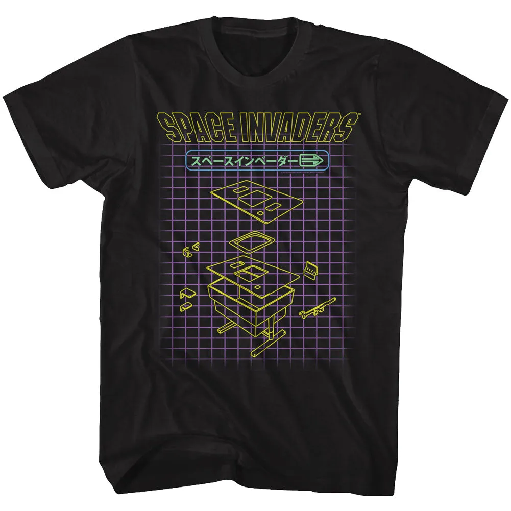 Space Invaders Machine Press Men's T-Shirt
