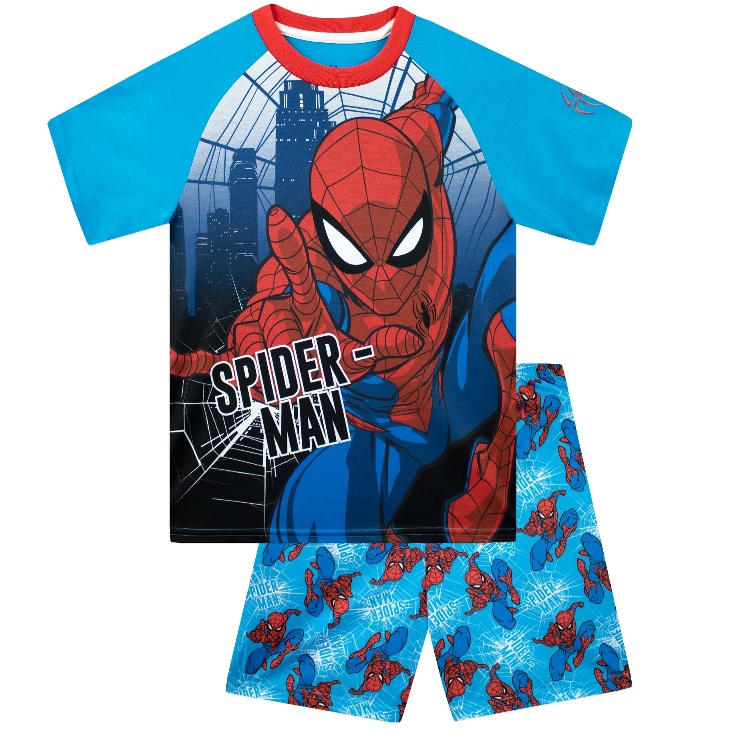 Spiderman Short Pajamas