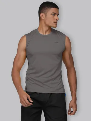 Sporto Men's Sleeveless Gym wear - Charcoal