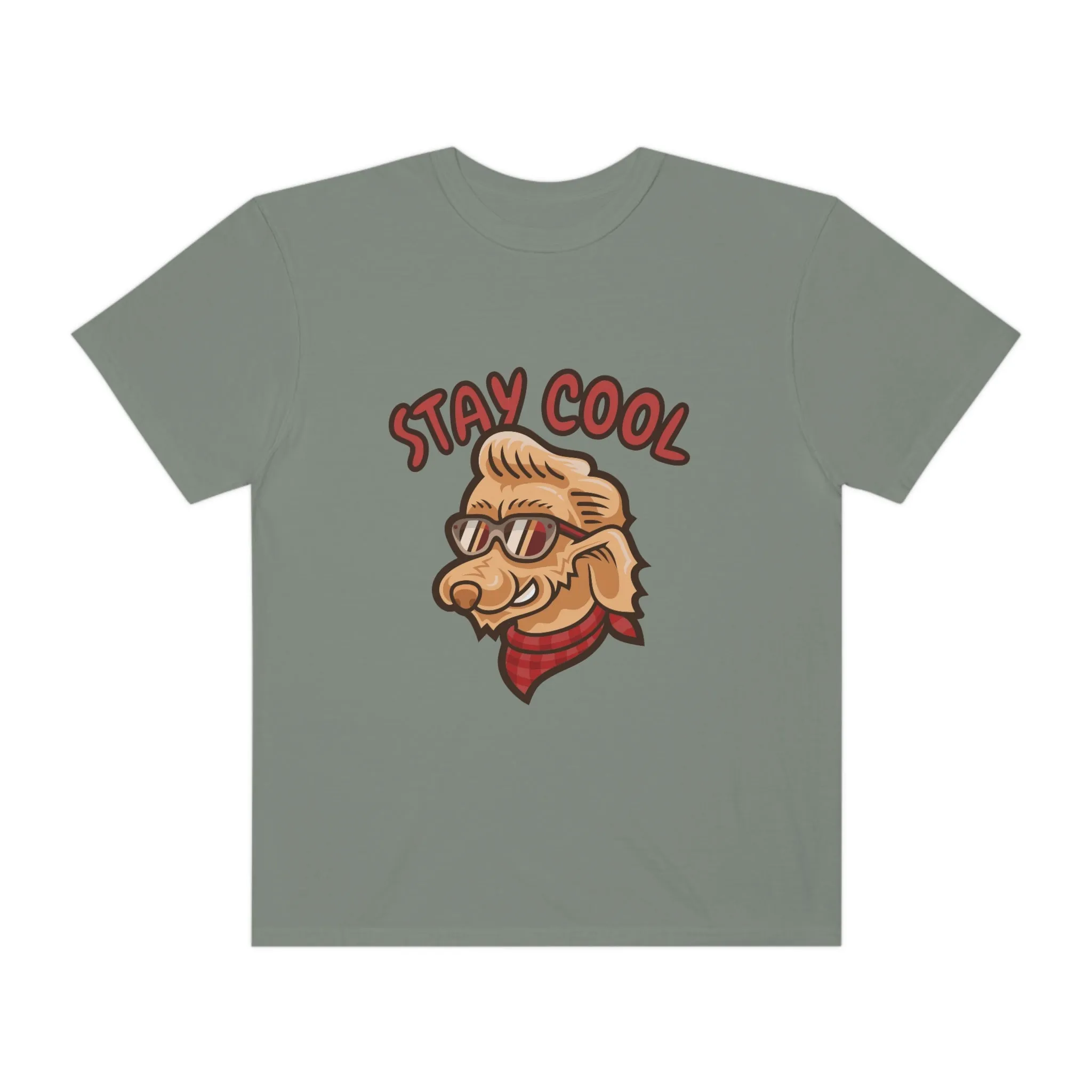 Stay Cool Dog POD Unisex Garment-Dyed T-shirt