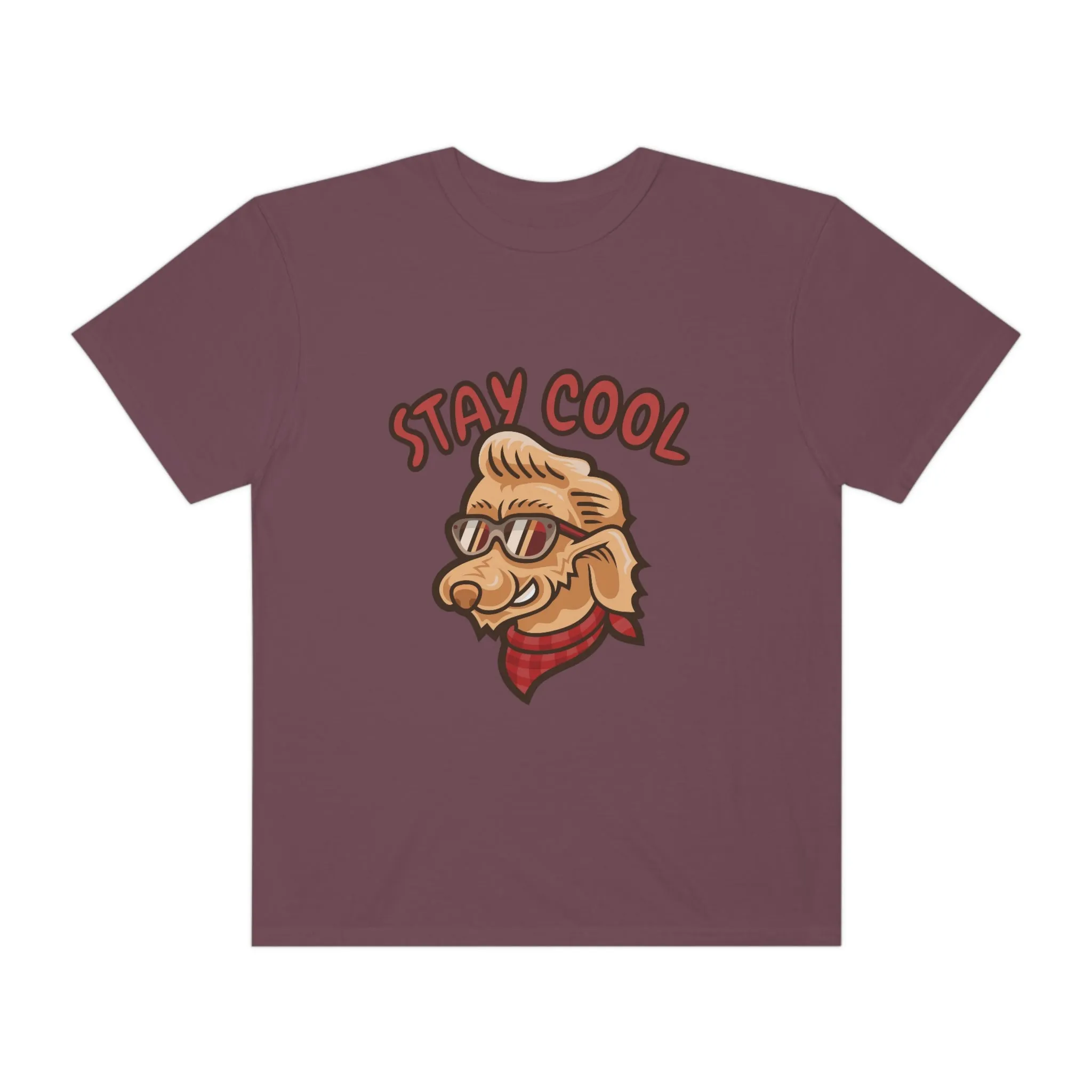 Stay Cool Dog POD Unisex Garment-Dyed T-shirt