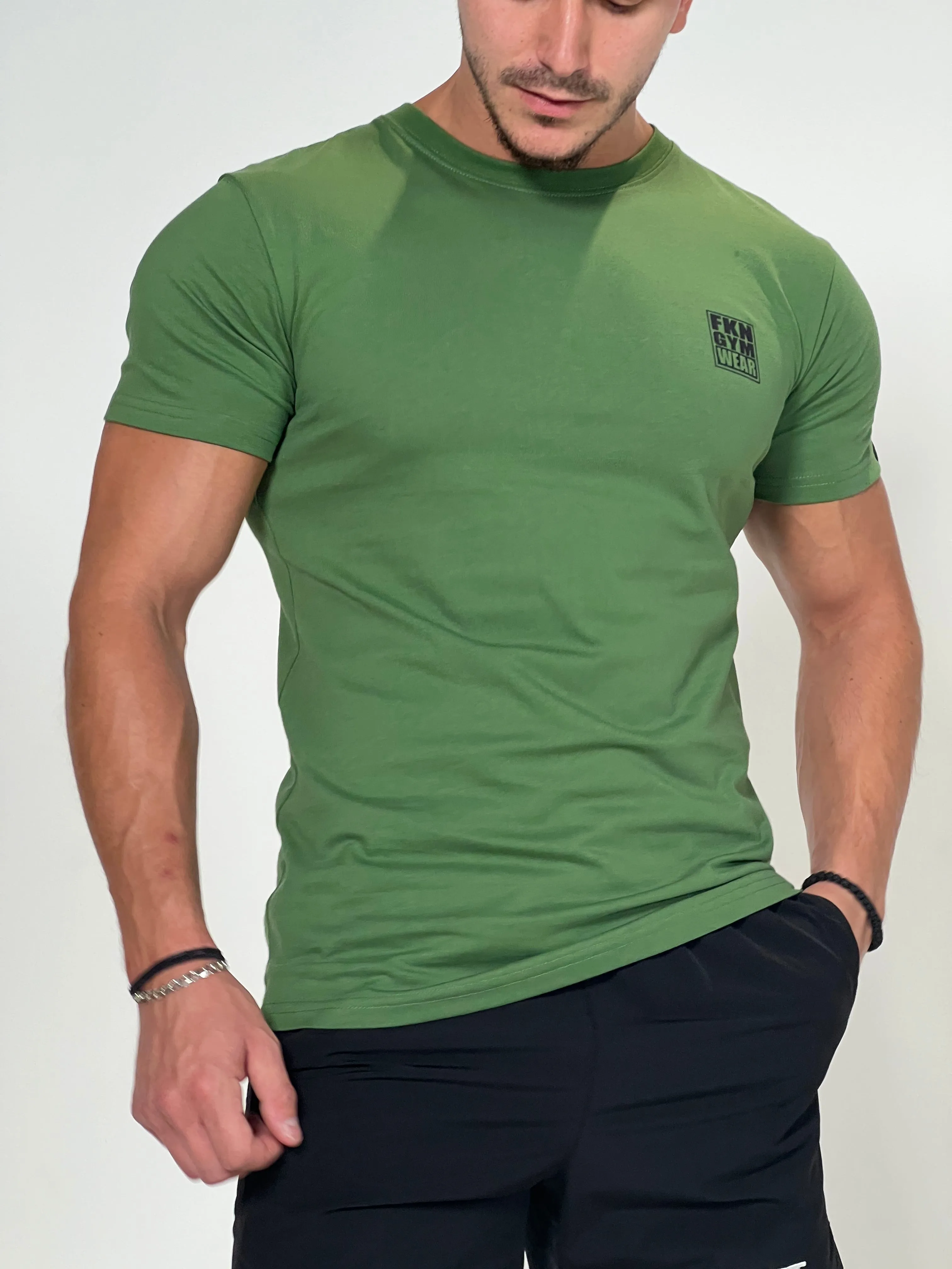 Stone | Men's Gym T-Shirt | Green